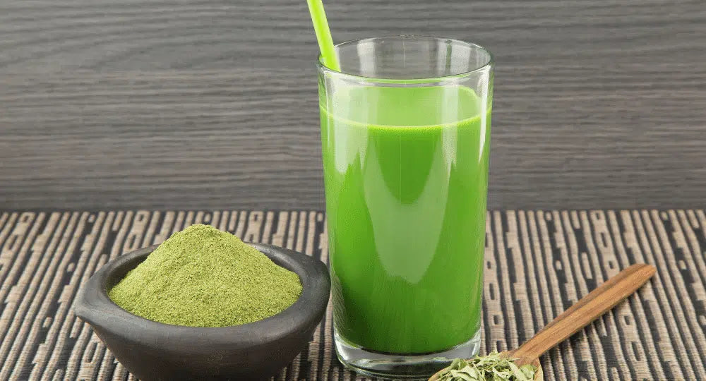 Frullati Detox: moringa, cavolo nero, açai e mirtilli