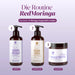 Routine RedMoringa: shampoo antigiallo, balsamo capelli, maschera capelli alla Moringa
