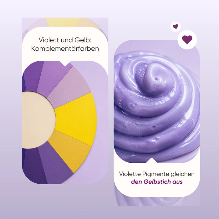 Come funziona lo shampoo antigiallo: i pigmenti viola bilanciano i riflessi gialli