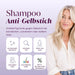 Shampoo antigiallo alla Moringa: neutralizza il giallo, nutre, capelli più morbidi, 99,5% di origine naturale