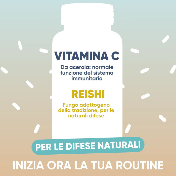 Vitamina C da acerola e Reishi, fungo adattogeno della tradizione