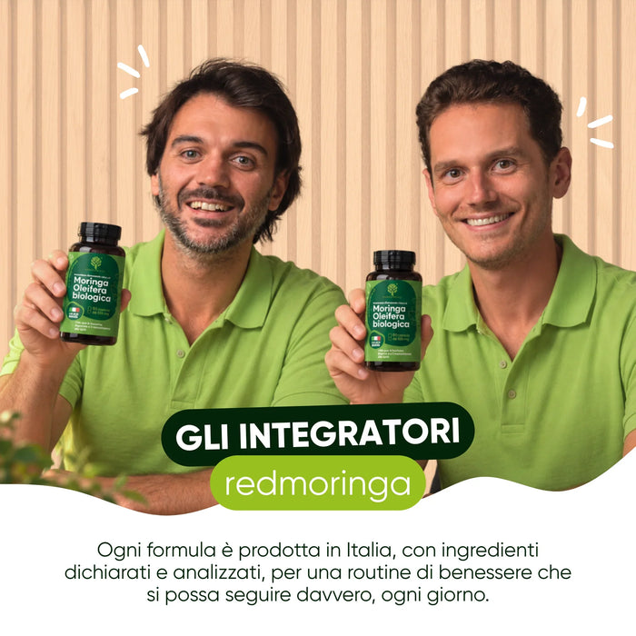 Gli integratori redmoringa sono prodotti in Italia