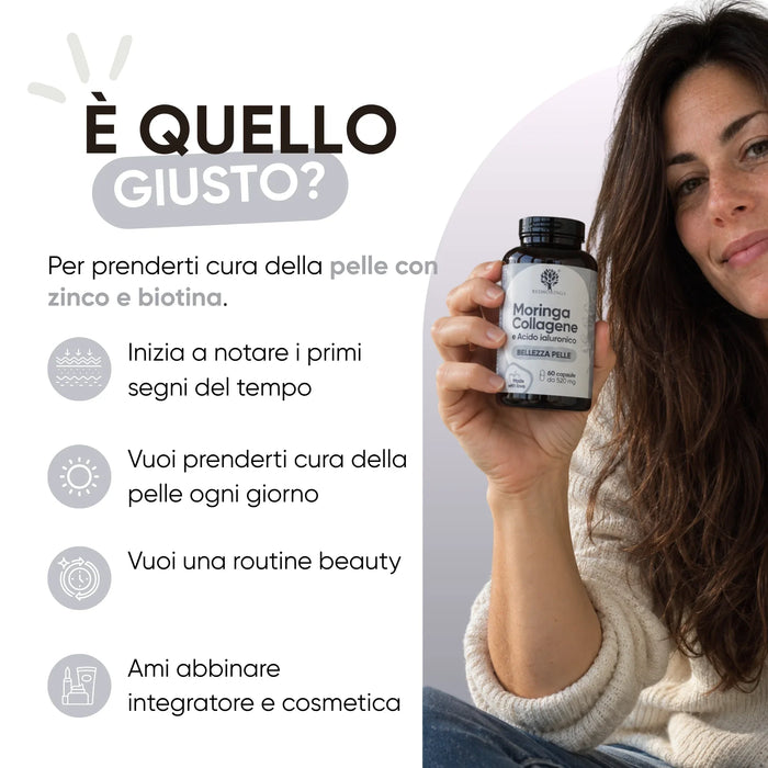 Per chi vuole prendersi cura della pelle con zinco e biotina
