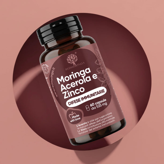 Integratore Difese Immunitare con Acerola, Zinco e Moringa