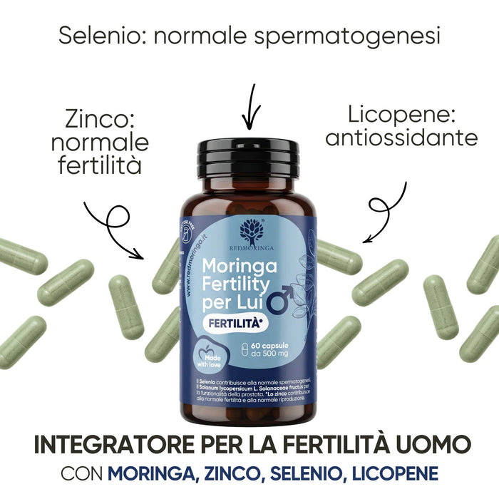 Selenio per la normale spermatogenesi, zinco per la normale fertilità