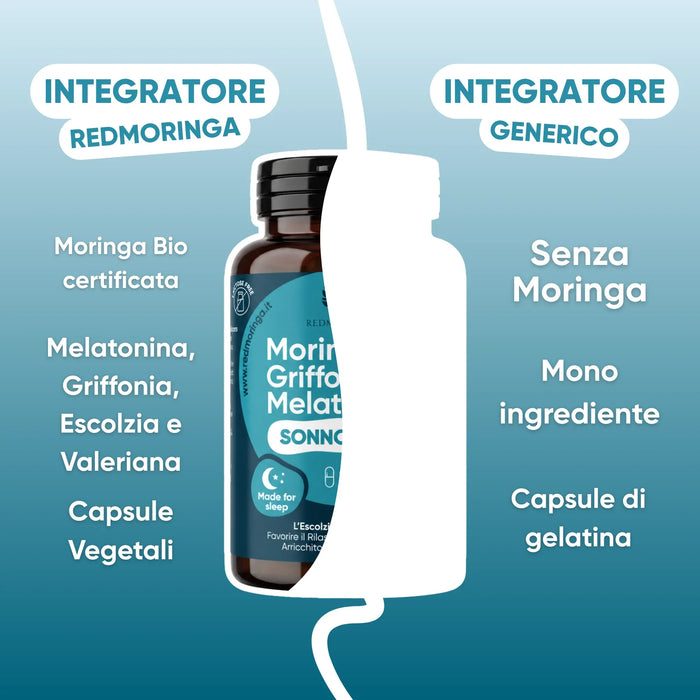 Integratore redmoringa a confronto con un integratore generico
