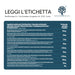 Tabella ingredienti: melatonina, griffonia, escolzia, melissa, valeriana, Moringa