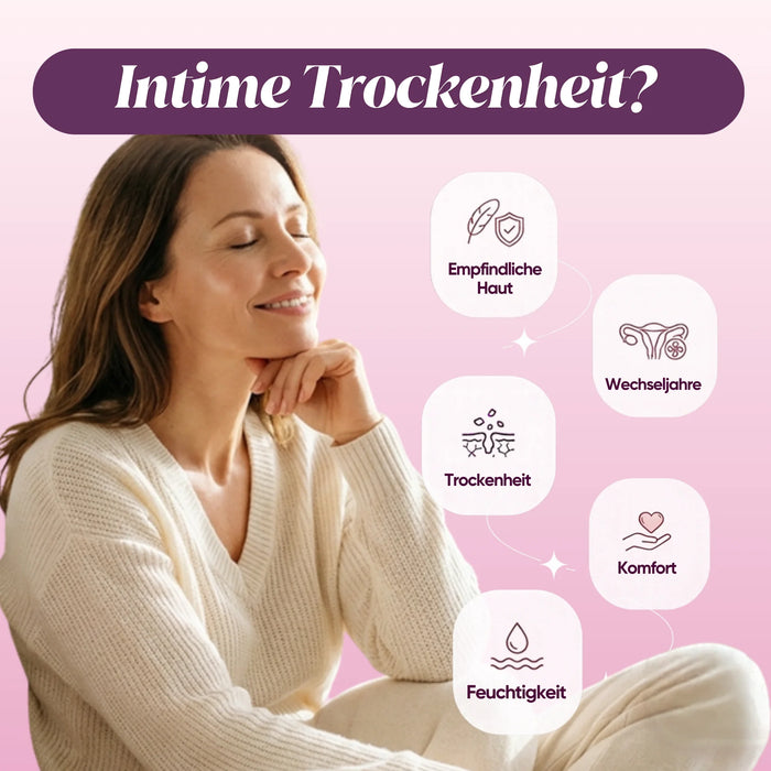 Secchezza intima? Lubrificante alla Moringa per pelle sensibile, menopausa, comfort e idratazione