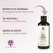 Ingredienti dell'olio di moringa corpo e capelli: estratto di Moringa anti-smog, oli naturali idratanti e burro di karité