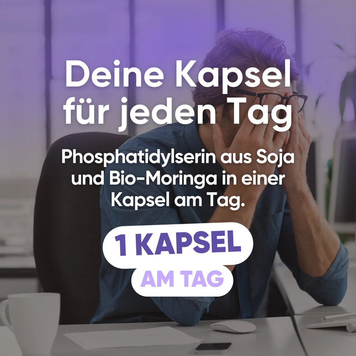 Fosfatidilserina e Moringa, 1 capsula al giorno