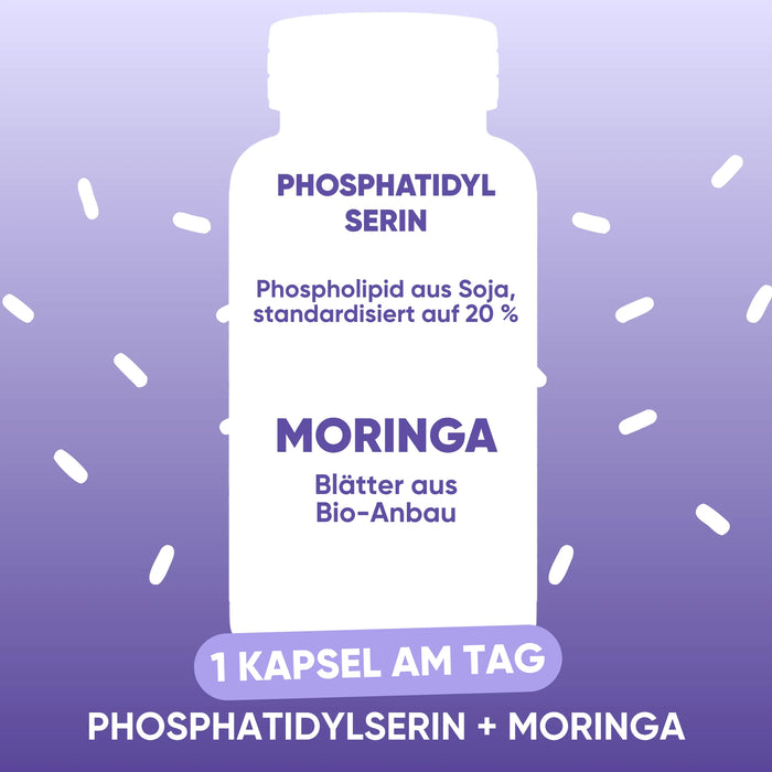 Fosfatidilserina da soia titolata al 20% e Moringa di origine biologica