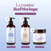 Routine RedMoringa: shampoo, balsamo e maschera capelli