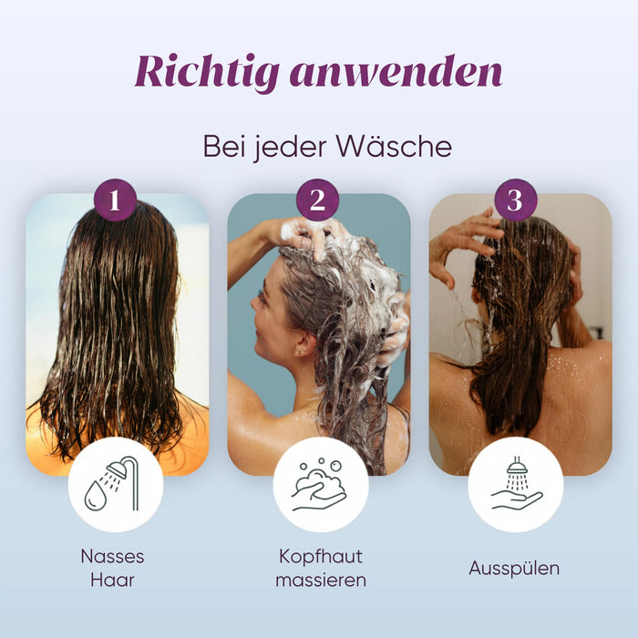 Come si usa lo shampoo: capelli bagnati, massaggiare la cute, risciacquare