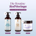 Routine RedMoringa: shampoo, balsamo e maschera capelli